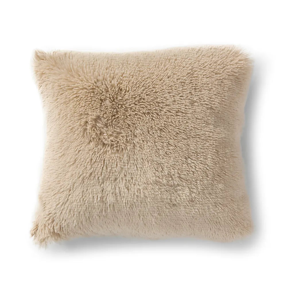 Coussin décoratif peluche 45x45cm