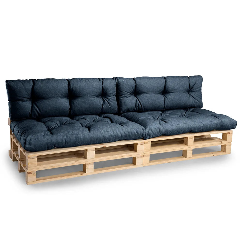 Cuscino per pallet trapuntato PPI blu scuro