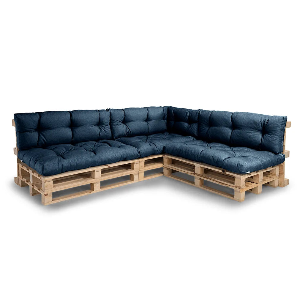 Cuscino per pallet trapuntato PPI blu scuro