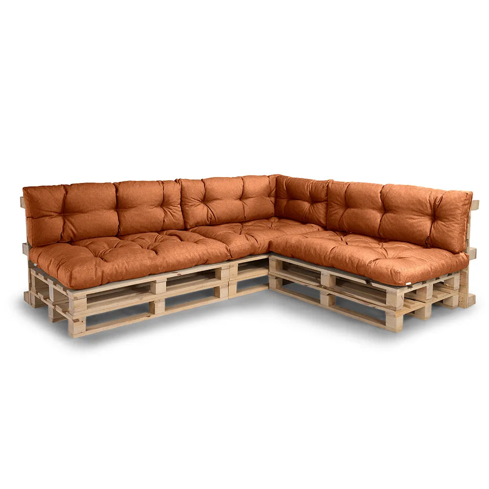 Palettenkissen gesteppt PPI Orange