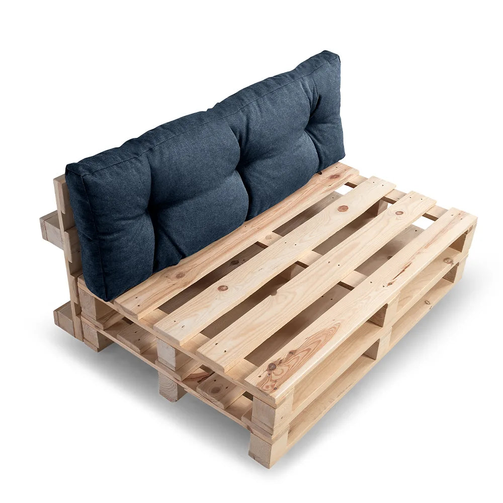 Cuscino per pallet trapuntato PPI blu scuro
