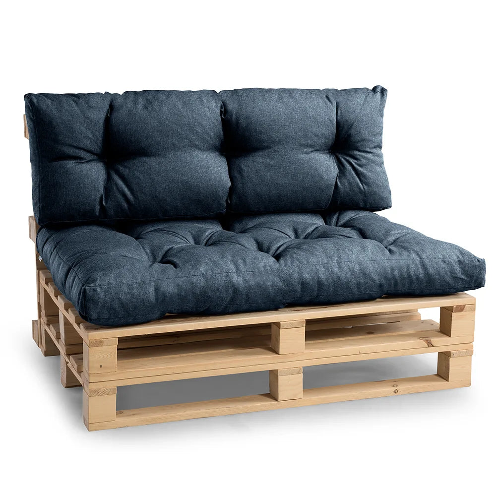 Cuscino per pallet trapuntato PPI blu scuro
