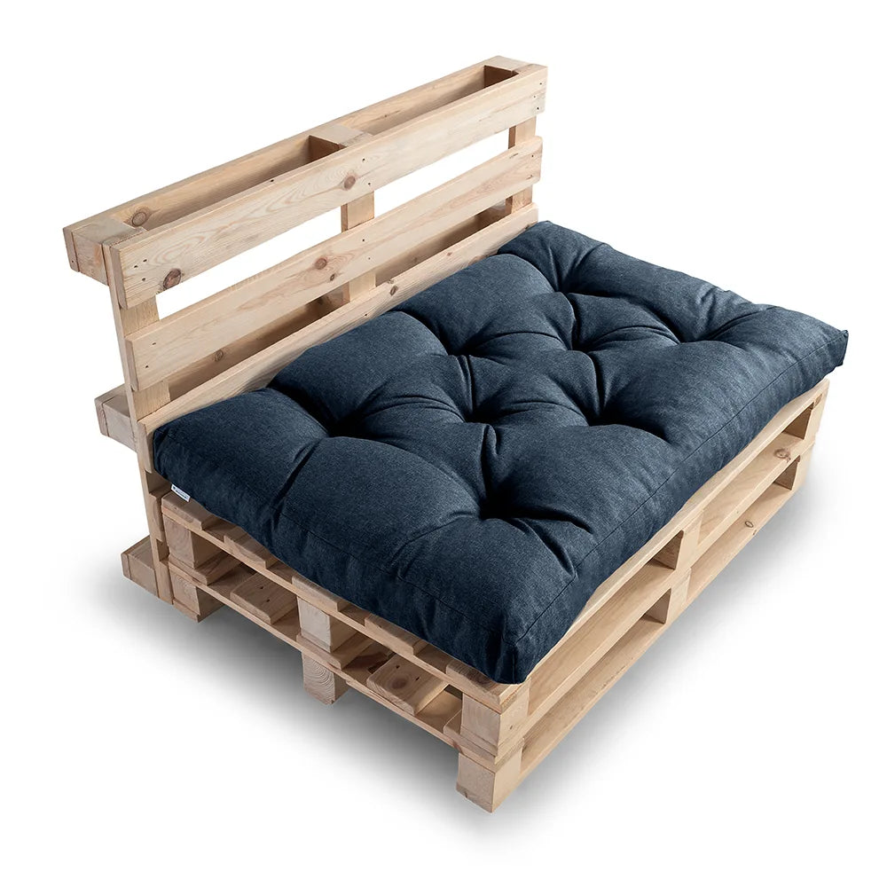 Cuscino per pallet trapuntato PPI blu scuro