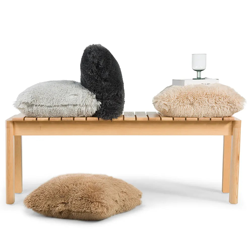 Coussin décoratif peluche 45x45cm