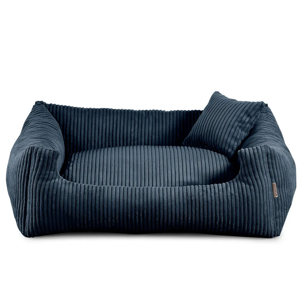 Cuccia per cani Soft Stripe blu navy