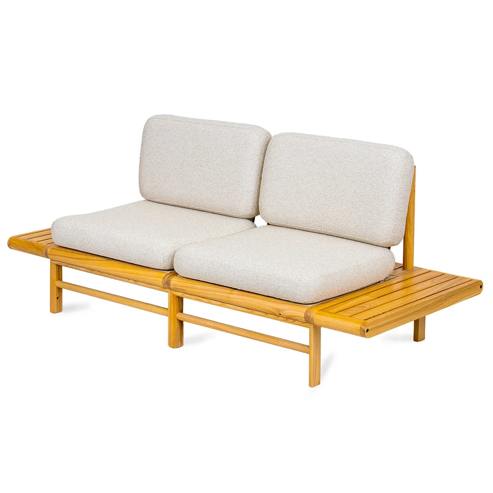 Fresco 2-Sitzer Sofa mit Armtisch