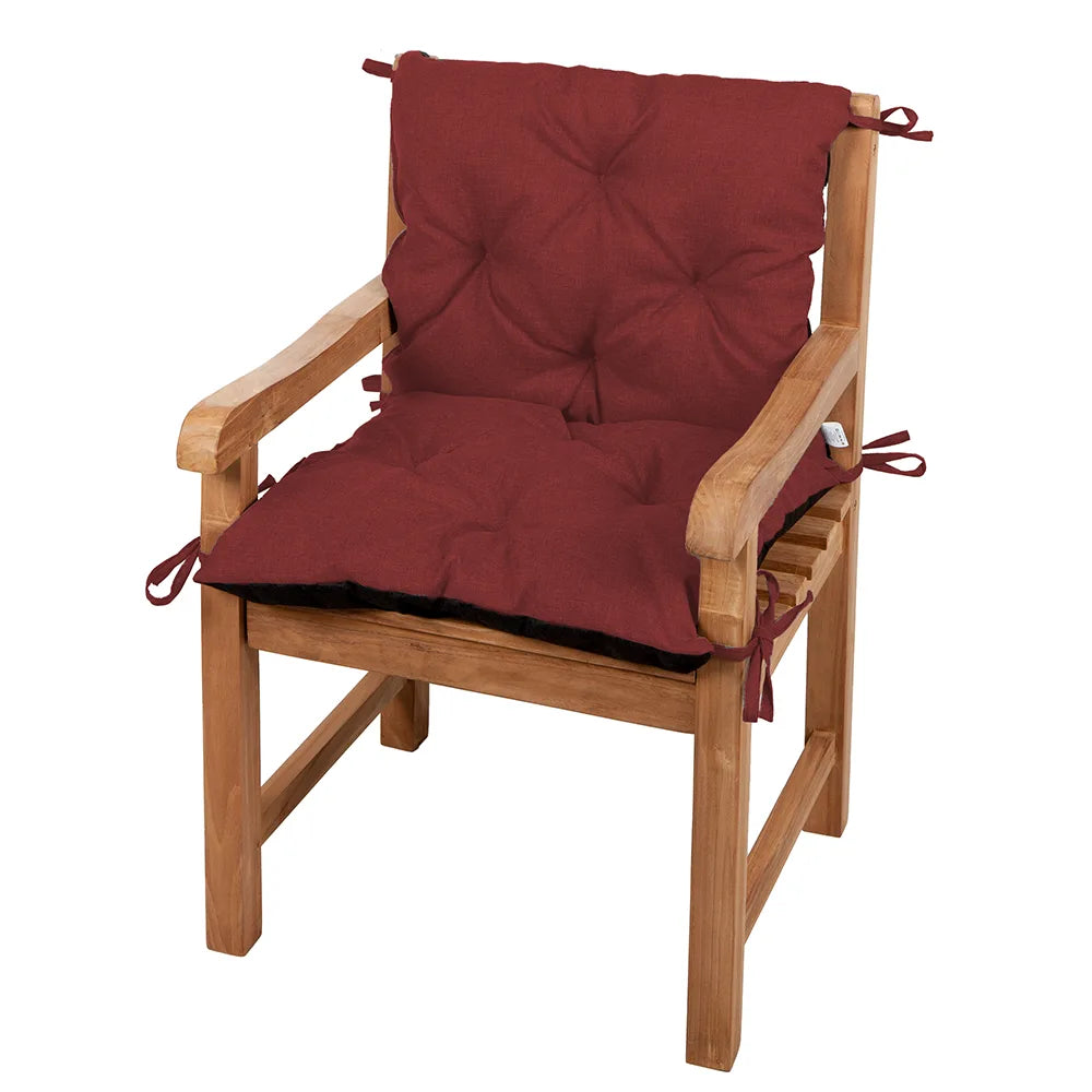 Coussins de banquette Bordeaux rouge