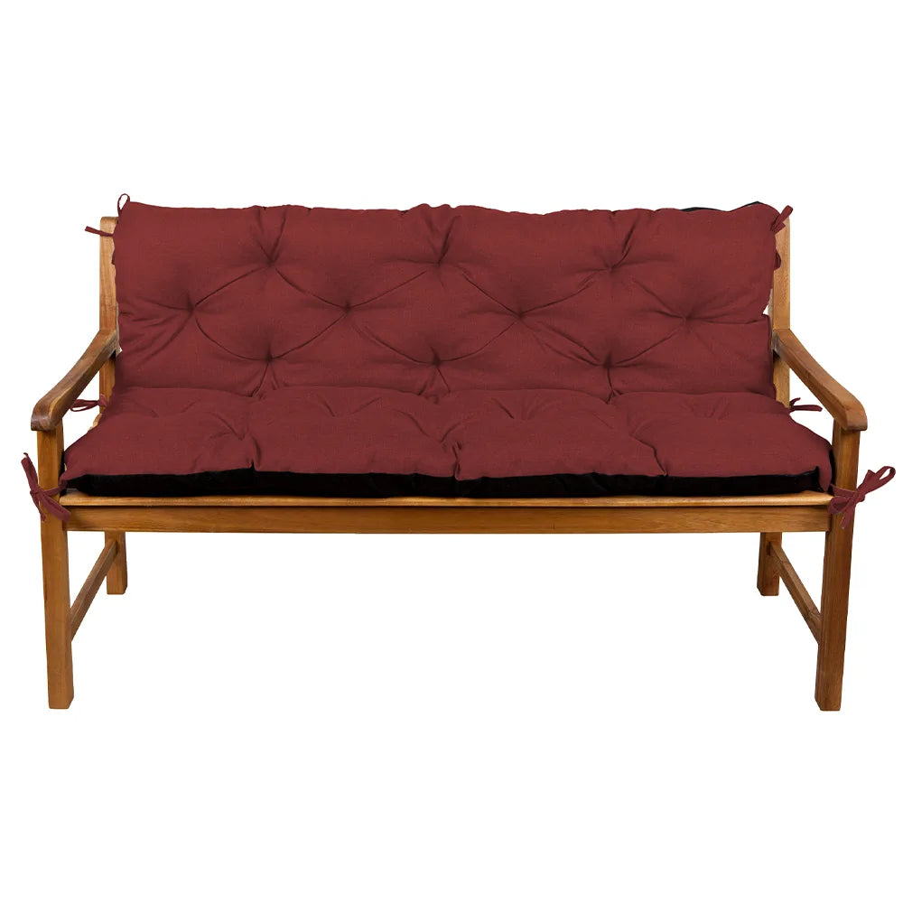 Coussins de banquette Bordeaux rouge