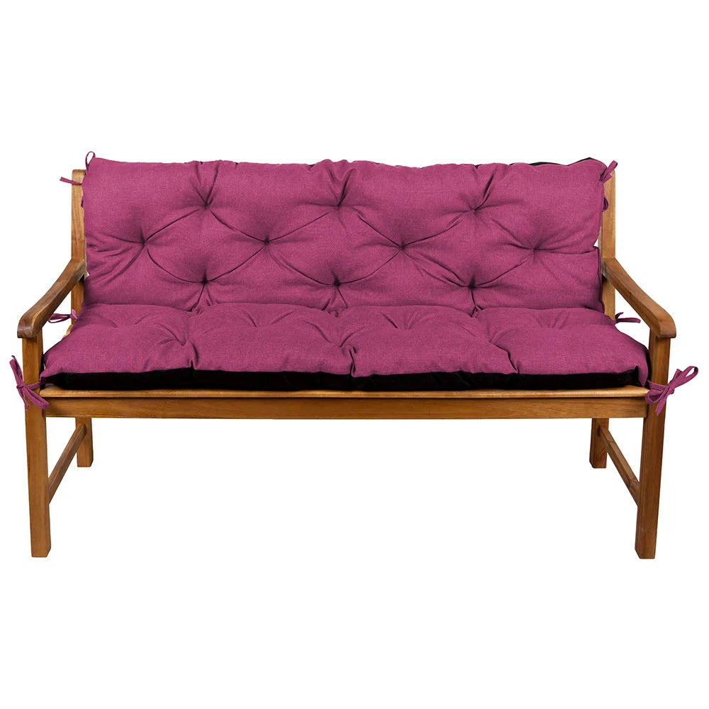 Coussins de banc rose