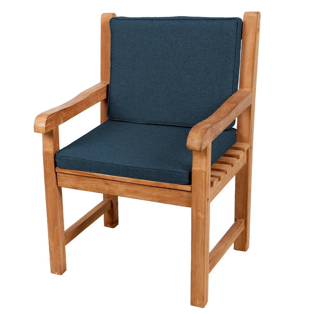 Lot de coussins de banc FK5 bleu foncé