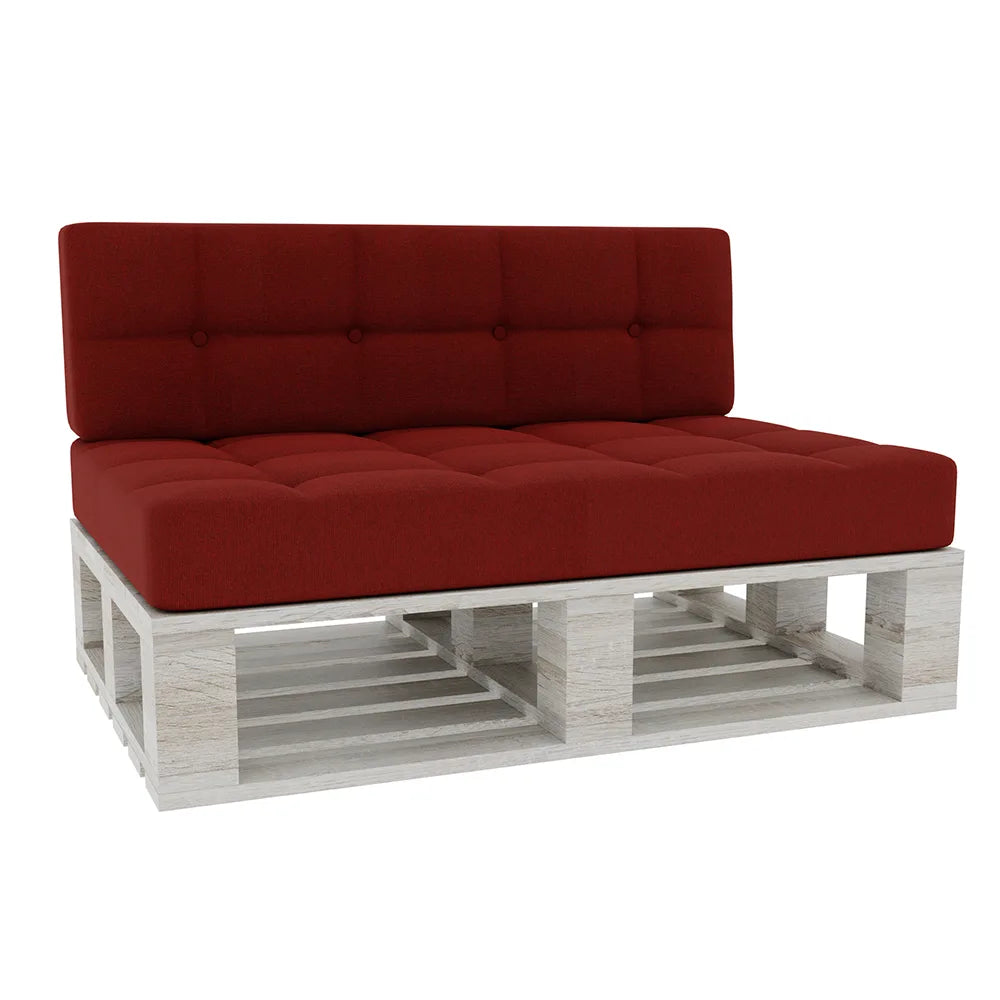 Palettenkissen PFG Bordeauxrot