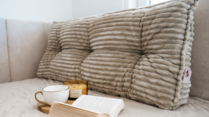 Rückenkissen / Lesekissen für Bett und Sofa