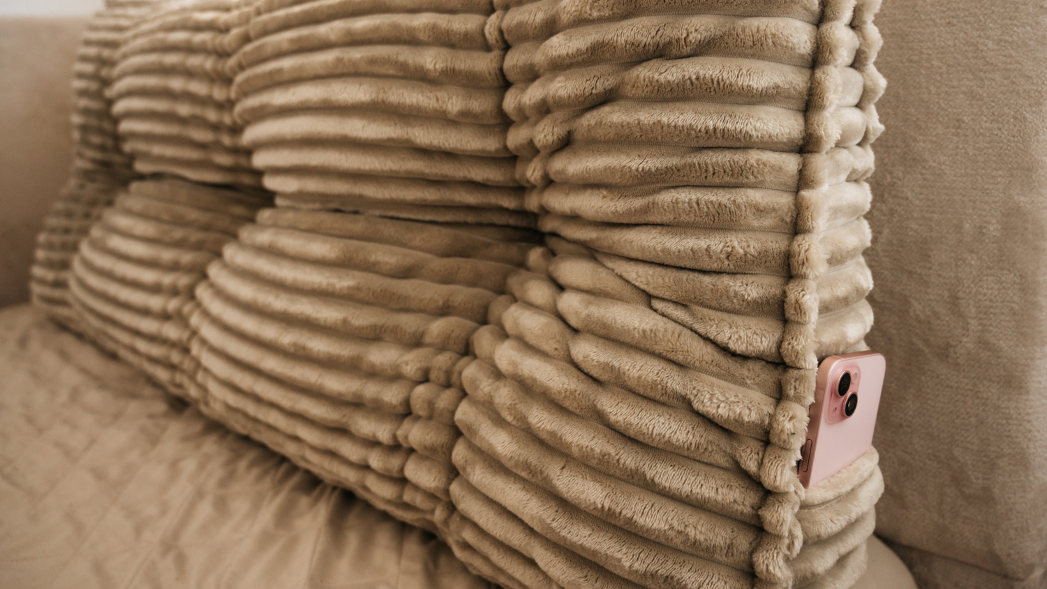 Rückenkissen / Lesekissen für Bett und Sofa