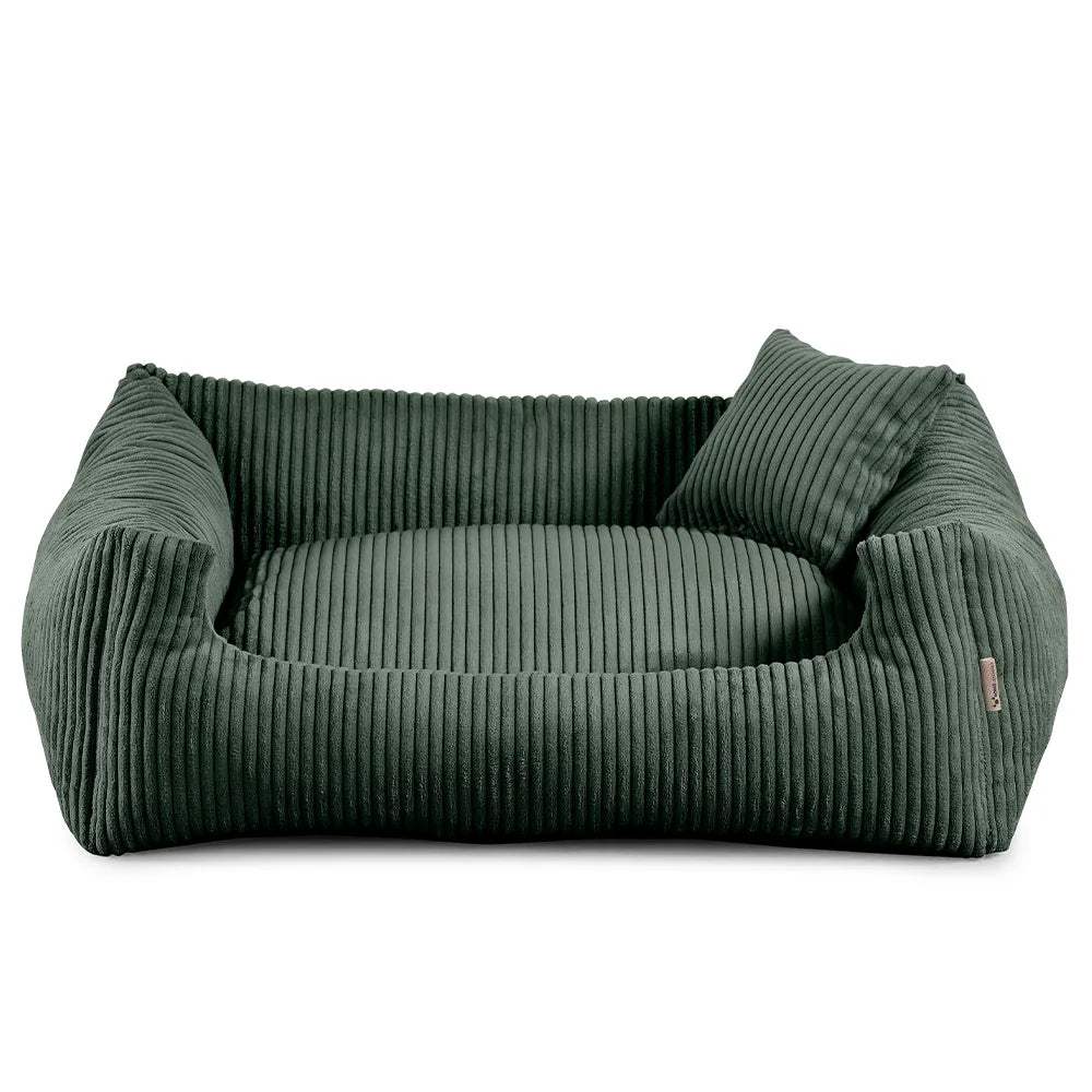 Hundebett Soft Stripe Grün