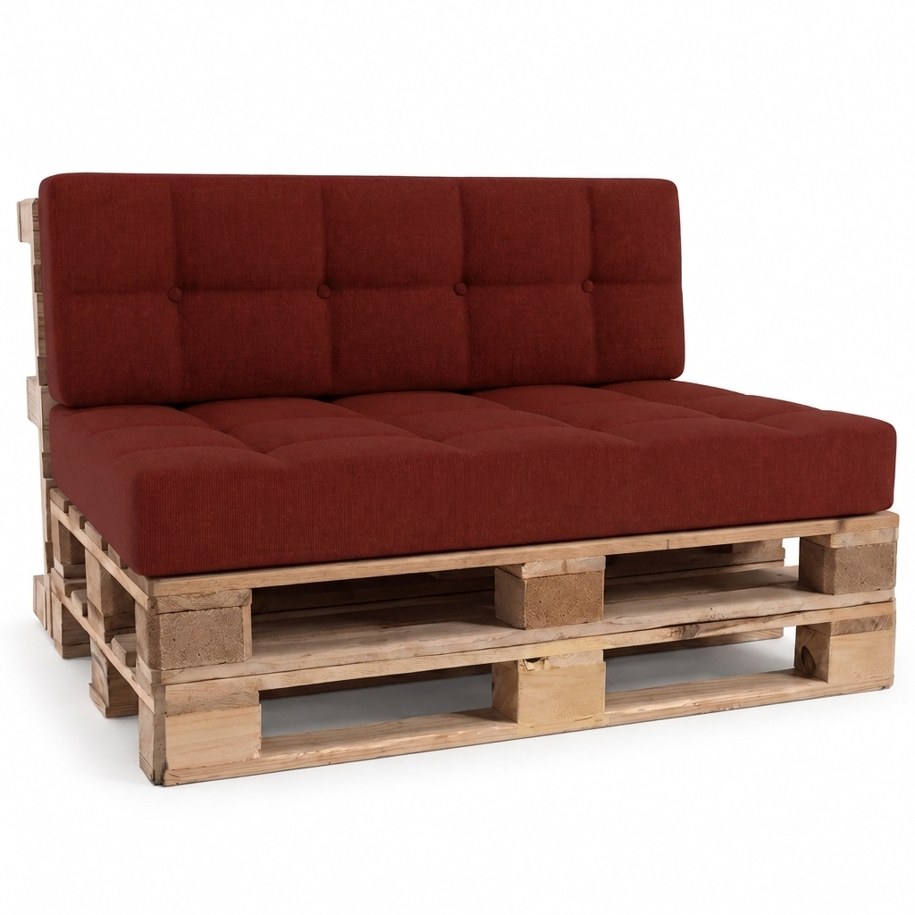 Palettenkissen PFG Bordeauxrot